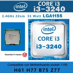 Procesador Intel Core I3-3240  3.4ghz  socket 1155 Bulk Gráfica Integrada