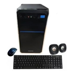 Kit de Gabinete PC Solarmax Cm-5908 Fuente 500w Color Negro