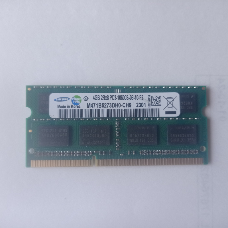 Memoria Sodimm Ddr3 4gb 1333Mhz 10600 1.5v Hinyx/Samsung Notebooks All In one