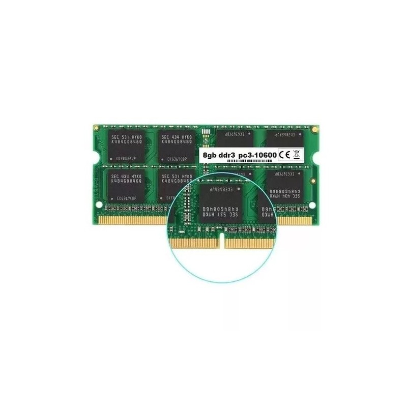 Memoria para Notebook Sodimm Ddr3 8gb  1333mhz 10600s